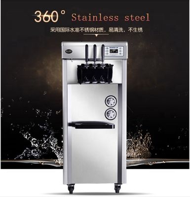 Βιομηχανική μηχανή παγωτού με κατασκευή από ανοξείδωτο χάλυβα 304 και τάση 220V/50Hz