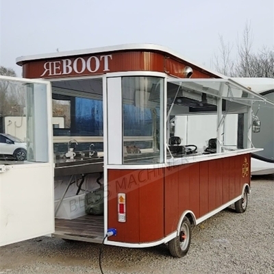 Τροχόσπιτο εστιατορίου Burger Van για την παραχώρηση κινητής πίτσας στην Ευρώπη