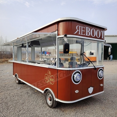 Τροχόσπιτο εστιατορίου Burger Van για την παραχώρηση κινητής πίτσας στην Ευρώπη