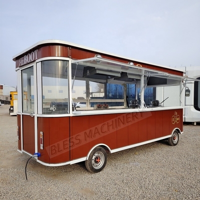 Τροχόσπιτο εστιατορίου Burger Van για την παραχώρηση κινητής πίτσας στην Ευρώπη