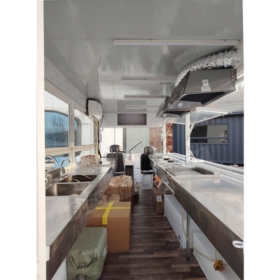 Τροχόσπιτο εστιατορίου Burger Van για την παραχώρηση κινητής πίτσας στην Ευρώπη
