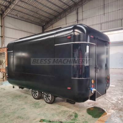 Μακροχρόνια διάρκεια ζωής Σνακ Food Cart Vending Concession Street Fast Airstream Trailer