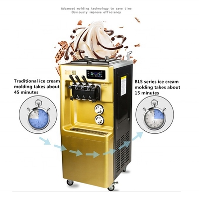 Μηχανή παγωτού Rainbow Soft Serve για εφαρμογές με βάση το νερό