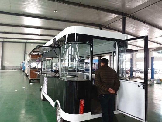 2024 Προσαρμοσμένη Pizza Tow Bar Airstream Food Trailer Πρότυπα υγιεινής για τα σνακ
