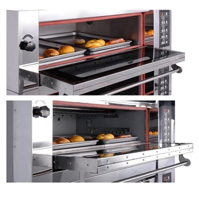 1220*800*1570mm Super Performance Bakery Oven στο Ντουμπάι με χαμηλή επένδυση