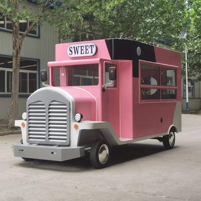 220V/380V Full Stainless Steel Outlet Mobile Food Trailer με Τεχνική Υπηρεσία Ζωής