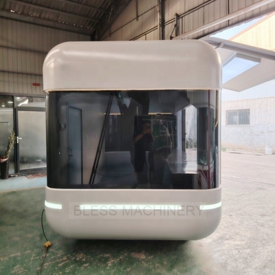 110V220V Κινητά ρυμουλκούμενα τροφίμων Μαλαισία Φορτηγά τροφίμων από υαλωσίνες και ρυμουλκούμενα παραχώρησης