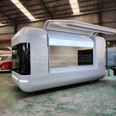 2500W-5000W Ρέτρο φορτηγά τροφίμων Πλήρως εξοπλισμένο μπέργκερ βαν με Street παγωτό προμήθειες