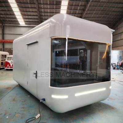 2500W-5000W Ρέτρο φορτηγά τροφίμων Πλήρως εξοπλισμένο μπέργκερ βαν με Street παγωτό προμήθειες
