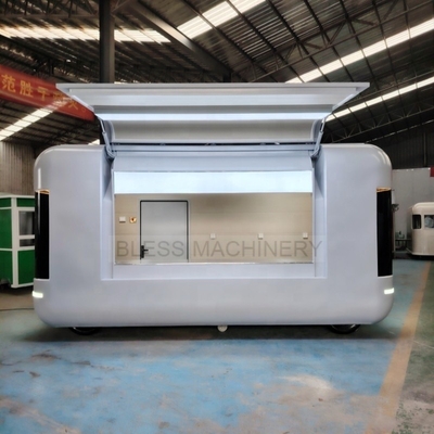 2500W-5000W Ρέτρο φορτηγά τροφίμων Πλήρως εξοπλισμένο μπέργκερ βαν με Street παγωτό προμήθειες