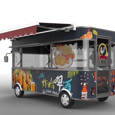 2020 USA Standard Mobile Hotdog Food Trucks με χωρητικότητα 1000kg και 24ωρη εξυπηρέτηση
