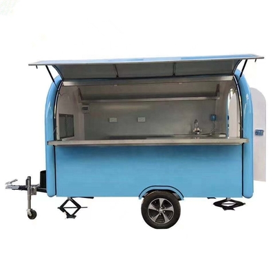 Κάντε φαγητό με τη λειτουργία Full Kitchen Coffee Cart Food Trailer Restaurant