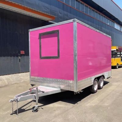 3000*2100*2500MM Τετάρτηση 110V/220V Πιτσαρία Bbq κουζίνα κινητό εστιατόριο γρήγορου φαγητού