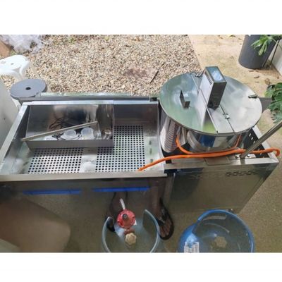 Υπερ εξοικονόμηση ενέργειας αμερικανική μπάλα ποπκόρν κατασκευής μηχανή ανοξείδωτου χάλυβα αναβάθμιση