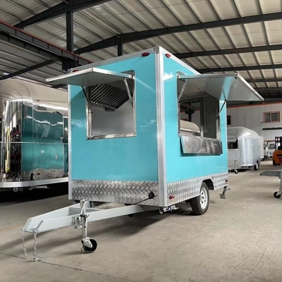 Κουζίνα εξωτερικού τροφίμων Fast Food Trailer με εξοπλισμό μαγειρέματος