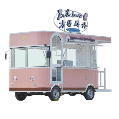 L420cm*W180cm*H230cm 600kg Ασημένιο κινητό τροφικό ρυμουλκούμενο 220V/380V