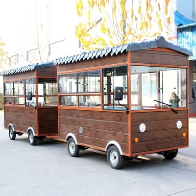 L420cm*W180cm*H230cm 600kg Ασημένιο κινητό τροφικό ρυμουλκούμενο 220V/380V