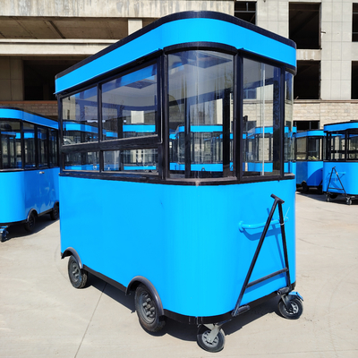 Outlet Mobile Fast Food Cart για σνακ Ποτά Παγωτά Καφέ γάλα Τσάι και χυμός φρούτων