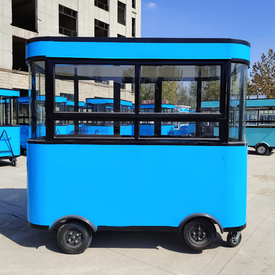 Outlet Mobile Fast Food Cart για σνακ Ποτά Παγωτά Καφέ γάλα Τσάι και χυμός φρούτων