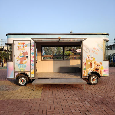 Πολυλειτουργικό ηλεκτρικό κινητό τροφικό ρυμουλκούμενο για σνακ και λιανική πώληση