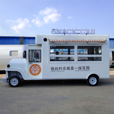 Κινητό ηλεκτρικό γρήγορο φαγητό Snack Catering παγωτό καφέ φορτηγό ρυμουλκούμενο Μπουτίκ 1500kg