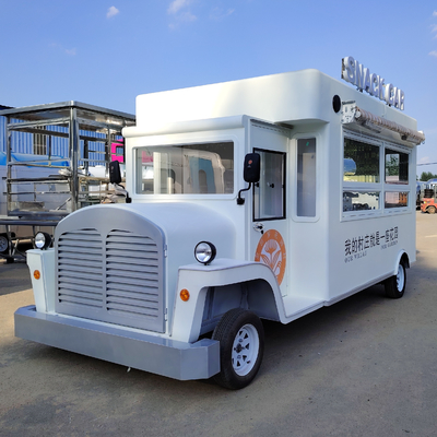 Κινητό ηλεκτρικό γρήγορο φαγητό Snack Catering παγωτό καφέ φορτηγό ρυμουλκούμενο Μπουτίκ 1500kg