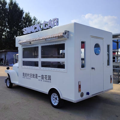 Κινητό ηλεκτρικό γρήγορο φαγητό Snack Catering παγωτό καφέ φορτηγό ρυμουλκούμενο Μπουτίκ 1500kg