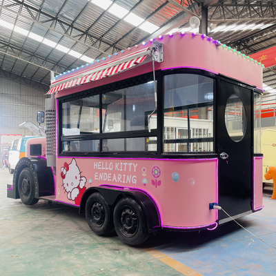 Συμπληρωματικό εξοπλισμό κουζίνας Fast food Snack Catering Ice Cream Coffee Truck Trailer