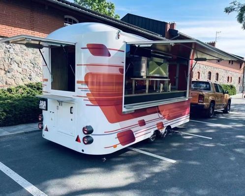 Φαγητό Wecare Βαν Αυτοκίνητο Καροτσάκια τροφίμων Κατασκευαστές Πλήρως εξοπλισμένο κινητό ρυμουλκούμενο παραχώρησης