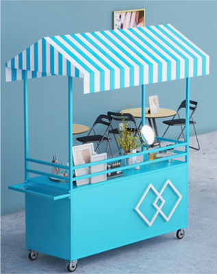 Πολυλειτουργικά καφέ καροτσάκια τροφίμων τροφοσυρόμενο κινητό καροτσάκι τροφίμων παγωτό μίνι φορτηγό τροφίμων