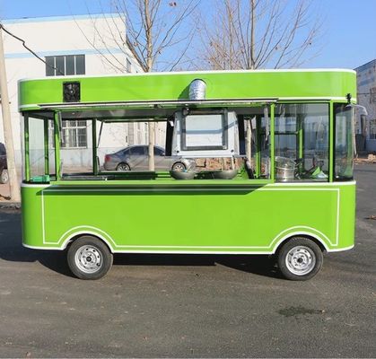Εξωτερικά καροτσάκια γρήγορου φαγητού Crepe τροφικό φορτηγό με σνακ Κινητή κουζίνα εξοπλισμός μαγειρέματος
