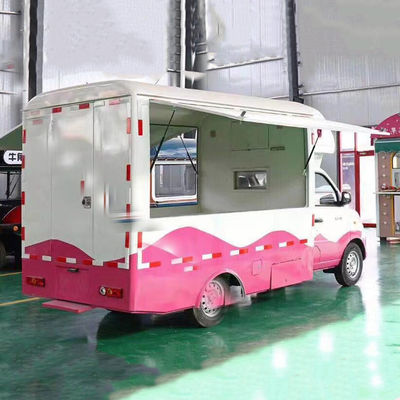 Εξωτερικά καροτσάκια γρήγορου φαγητού Crepe τροφικό φορτηγό με σνακ Κινητή κουζίνα εξοπλισμός μαγειρέματος