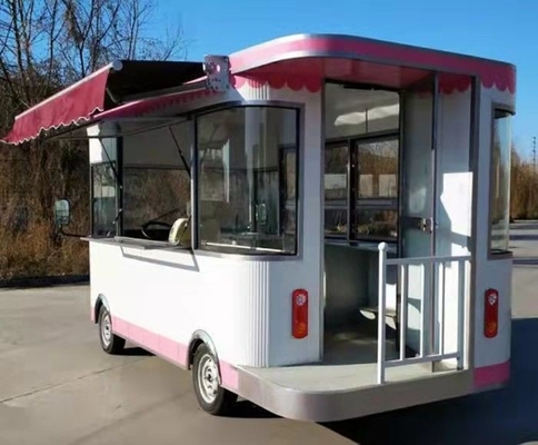 110v/220v Ηλεκτρικοί καρότσι πωλητών Hot Dog κινητό φορτηγό τροφίμων με υλικό σόγιας
