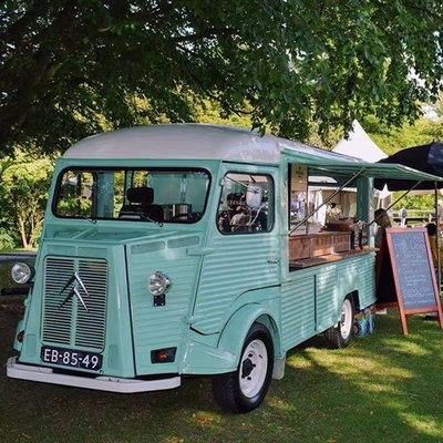 Προσαρμοσμένο λεωφορείο Citroen Food Truck για Street Coffee Burgers πατάτες και παγωτό