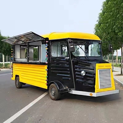 Προσαρμοσμένο λεωφορείο Citroen Food Truck για Street Coffee Burgers πατάτες και παγωτό