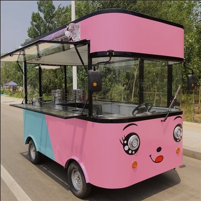 TUNE Ηλιακά πάνελ Κίος κατάστημα Βαν Καφέ Hot Dog τροχόσπιτο Καροτσάκι Street View Καροτσάκι λεωφορείο τροφικό φορτηγό