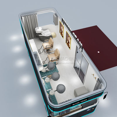 Προσαρμοσμένο πολυλειτουργικό κινητό κατάστημα κουρέας αυτοκίνητο τροφικό φορτηγό με πρώτη ύλη σόγιας