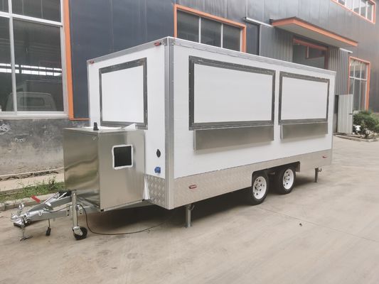 Κινητή πώληση διαφόρων εμπορευμάτων με Custom Outdoor Street Fast Food Stall Kiosk