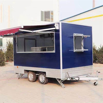 Κινητή πώληση διαφόρων εμπορευμάτων με Custom Outdoor Street Fast Food Stall Kiosk