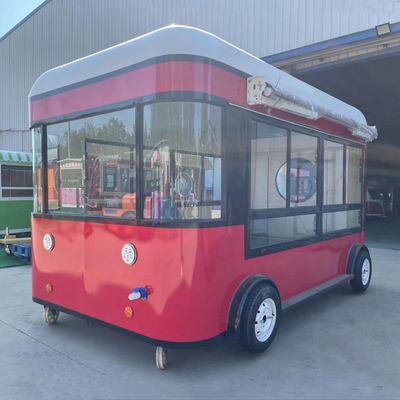 4 τροχούς Outlet Προσαρμοσμένο Φρούτα Σαλάτα Ποτό Καφέ Γάλα Τσάι Μπίρα Παγωτό Trailer