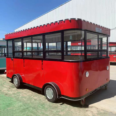 4 τροχούς Outlet Προσαρμοσμένο Φρούτα Σαλάτα Ποτό Καφέ Γάλα Τσάι Μπίρα Παγωτό Trailer