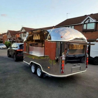Πολυλειτουργικό 1.5KW-4.5kw Retro Coffee Car για κινητό κάμπινγκ και γραφικό φαγητό