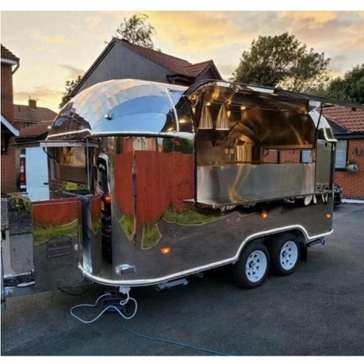 Πολυλειτουργικό 1.5KW-4.5kw Retro Coffee Car για κινητό κάμπινγκ και γραφικό φαγητό