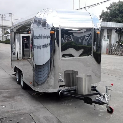 Πολυλειτουργικό 1.5KW-4.5kw Retro Coffee Car για κινητό κάμπινγκ και γραφικό φαγητό