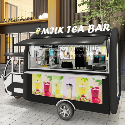 Τρικυκλίτης Milk Tea Bar 2022 Ηλεκτρικό τρικυκλίτης για πλήρη εξοπλισμό μηχανημάτων στο Outlet