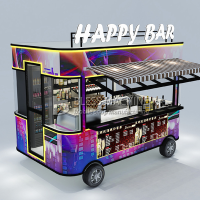 2022 Ηλεκτρικό κινητό κρασί cocktail drink bar φορτηγό φορτηγό τροχόσπιτο και προσαρμοσμένο