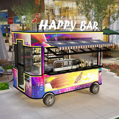 2022 Ηλεκτρικό κινητό κρασί cocktail drink bar φορτηγό φορτηγό τροχόσπιτο και προσαρμοσμένο