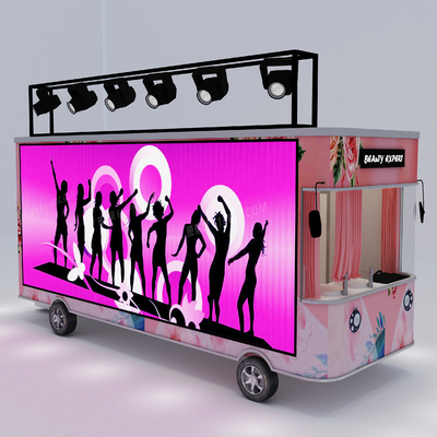 2022 Ηλεκτρικό κινητό ρούχα κομμωτήριο Boutique Truck Trailers Cart για το εργοστάσιο καρυκευμάτων