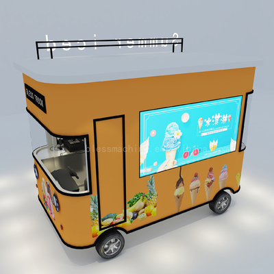 2022 Global Electric Mobile Ice Cream και Cold Drink Truck Προσαρμοσμένο για το καλοκαίρι