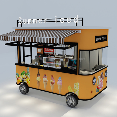 2022 Global Electric Mobile Ice Cream και Cold Drink Truck Προσαρμοσμένο για το καλοκαίρι